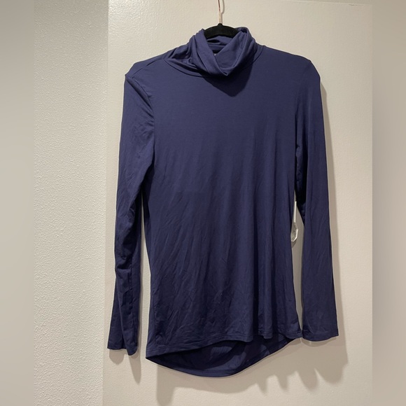 stevietees Sweaters - Navy Blue Turtleneck Long Sleeve‎  stevie Top